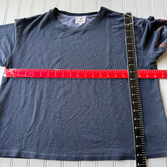 Sundry Size S pullover cropped lite sweater bluish gray - Picture 9 of 9